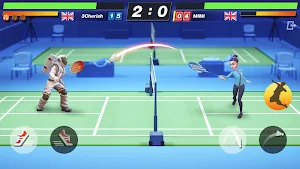 Badminton Blitz - Free PVP Online Sports Game Screenshot 1