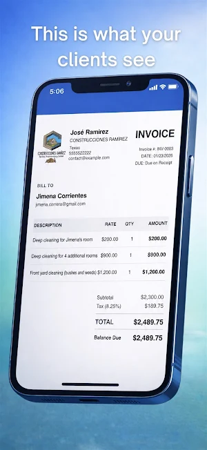 Invoicista: Voice Invoices Screenshot 1