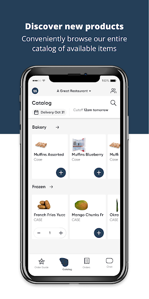 End Market Sales Screenshot 1