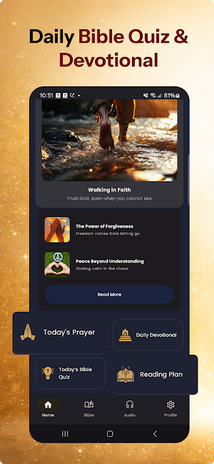 KJV Bible: Daily Prayer, Audio Screenshot 2