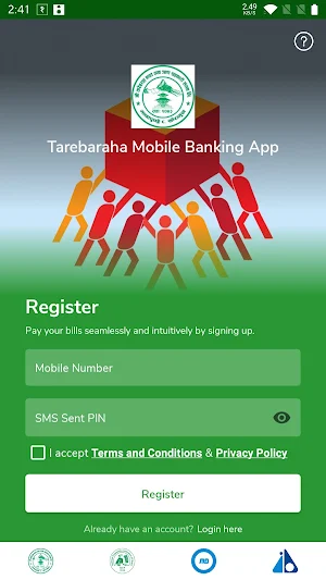 Tarebaraha Mobile Banking App Screenshot 3