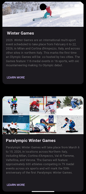 Winter Games 2026 Countdown Screenshot 1