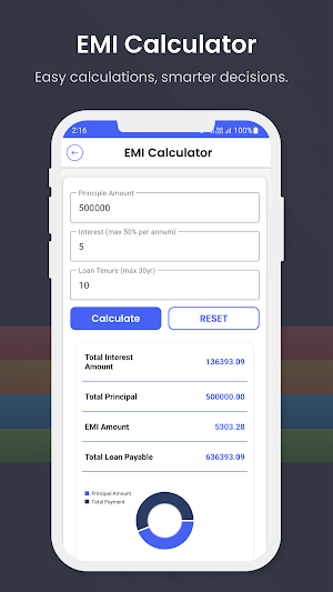 EasyLoan EMI Calculator Screenshot 3