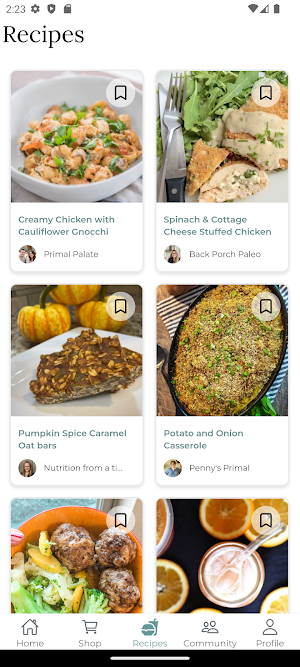 FoodSocial: Recipes & Market Screenshot 0