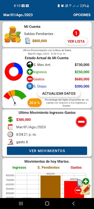 Mi Contador Personal Screenshot 1