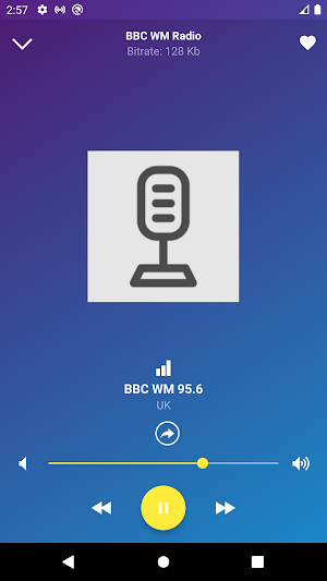 Uk BBC WM Radio tuner Screenshot 0