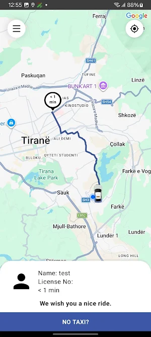 Pati taxi Tirana Screenshot 2