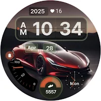 Red Car 5 - Watch Face