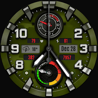 Army Core Analog Watch Face