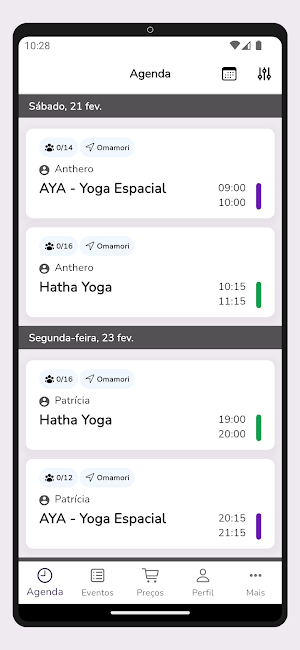 Omamori - Yoga & Terapias Screenshot 2