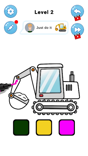 Car Coloring ASMR: Truck Robot Screenshot 0
