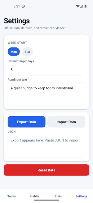 HabitZen Screenshot 3