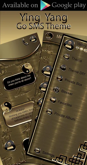 Ying Yang  GO Launcher theme Screenshot 3