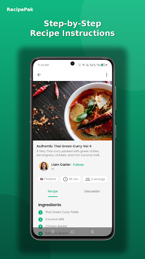 RecipePak: AI Social Recipes Screenshot 1