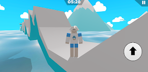 Ice snow obby parkour Screenshot 2