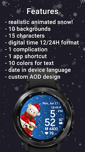 Christmas Friends for Watch4 Screenshot 2