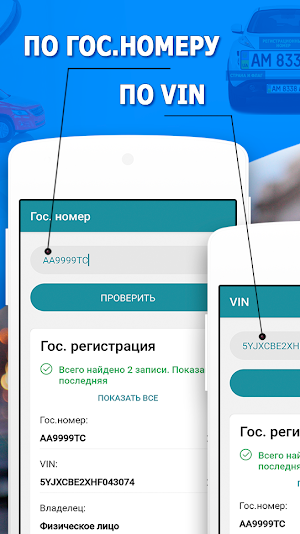 Проверка авто Украина по VIN и госномеру по базам Screenshot 1