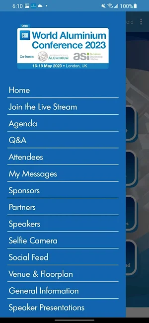 World Aluminium Conference 23 Screenshot 1
