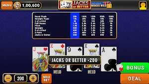 Video Poker games Classic fun Screenshot 1