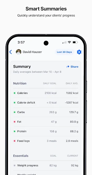 CalorieCoach Screenshot 1