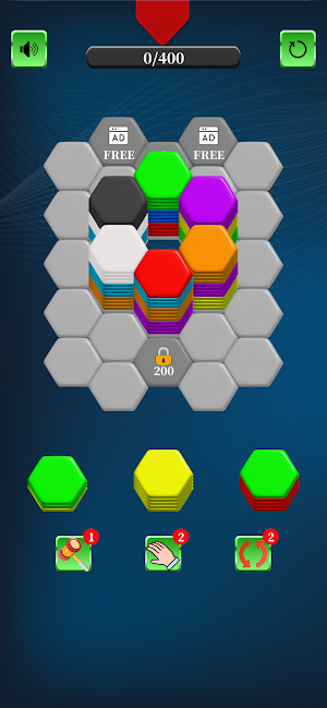 Hexa Sort 2D Screenshot 0