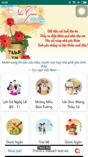 Tri Ân Thầy Cô | Ý Tưởng Báo Tường - Lời Chúc Mừng Screenshot 1