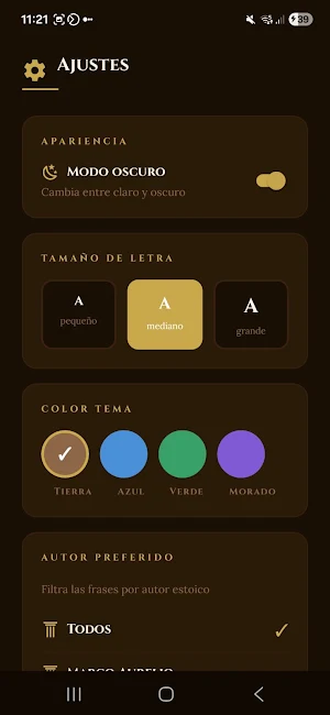 Frases Estoicas Diarias Screenshot 2