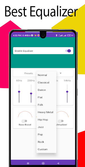 Equalizer & Bluetooth Booster Screenshot 1