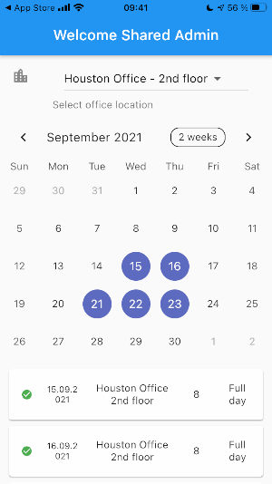 Konciv Booking Screenshot 1