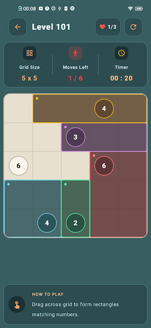 Shikaku: Logic Puzzle Screenshot 1