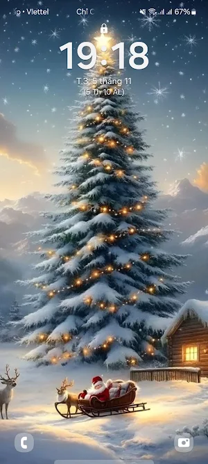 Santa Xmas 3D Live Wallpaper Screenshot 2