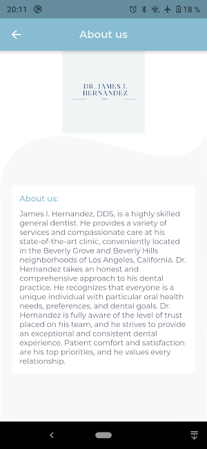 James I. Hernandez, DDS Screenshot 2