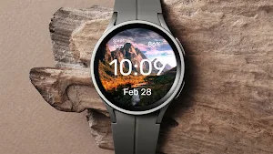 Mountains at Sunset Watch Face Screenshot 3