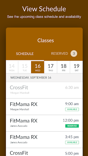 Amber CrossFit Screenshot 0