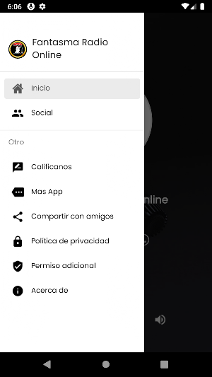 Fantasma Radio Online Screenshot 2