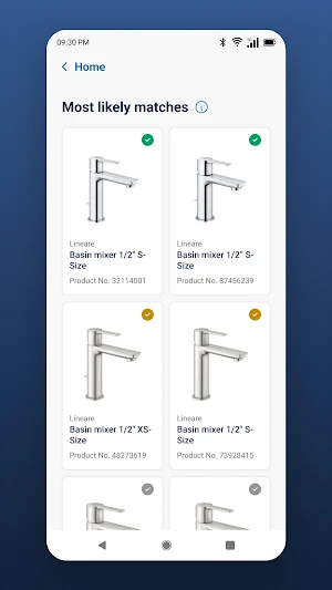 GROHE Product Finder Screenshot 3