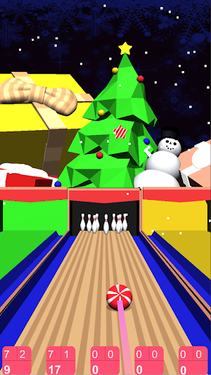 Christmas Bowling 3D Screenshot 0