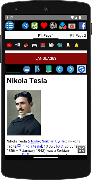 Nikola Tesla - Biography Screenshot 1