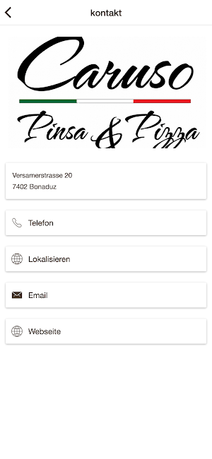 Caruso Pinsa & Pizza Screenshot 2