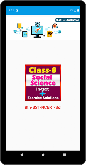 8th class social science (sst) solution in english Screenshot 1