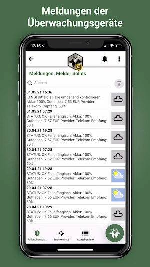 REVIERWELT: Fallenüberwachung Screenshot 3