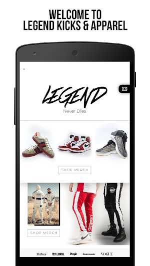 Legend Kicks & Apparel Screenshot 0