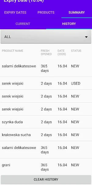 Expiry Date Screenshot 3
