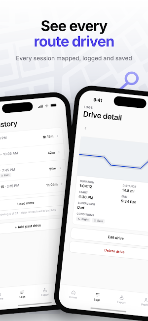 DMV Driving Hours Log Screenshot 3