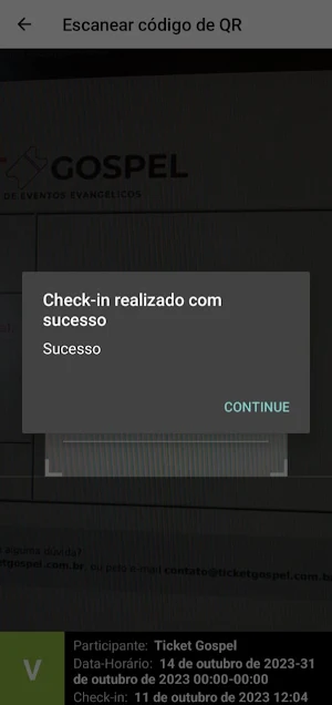 Check-in Ticket Gospel Screenshot 3