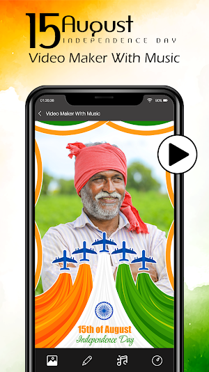 15 August Video Maker : Independence Day 2021 Screenshot 0