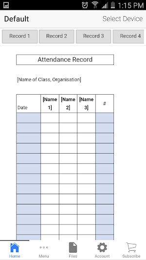 Attendance Record Pro Screenshot 3