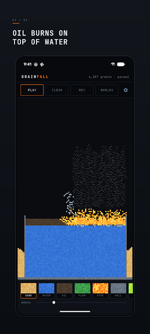 Grainfall: Falling Sand Screenshot 1