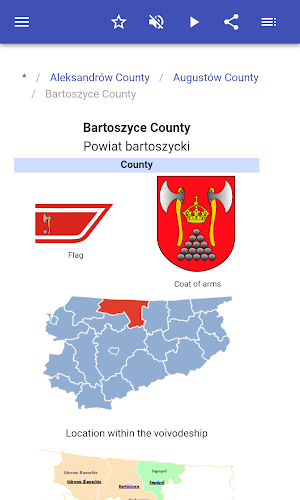 Districts in Poland Screenshot 3