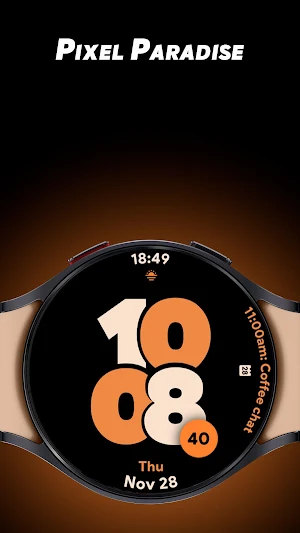 Pixel Paradise - Watch face Screenshot 0